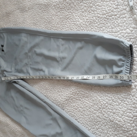 New Under Armour Men's Medium Heatgear Loose Grey Pants - Picture 4 of 15